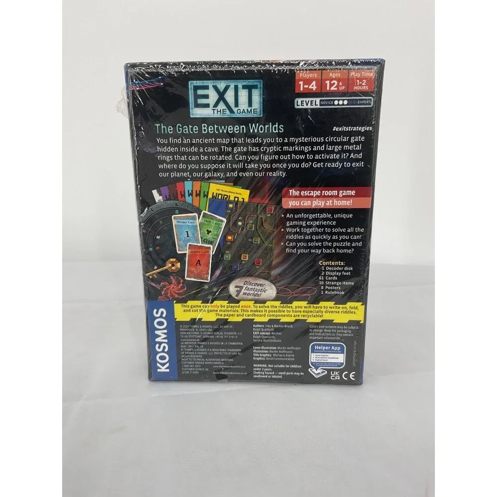 Exit The Game The Gate Between Worlds 1-4 Players Level Expert Kosmos